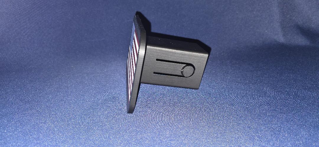 American Flag Trailer Hitch Cover Small